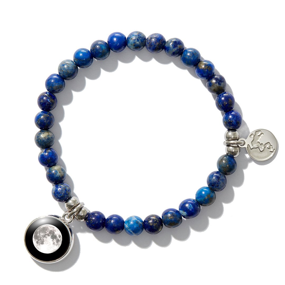 Beaded Bracelet in Lapis Lazuli (프리사이즈)